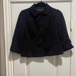 Ann Taylor Black Pea Coat